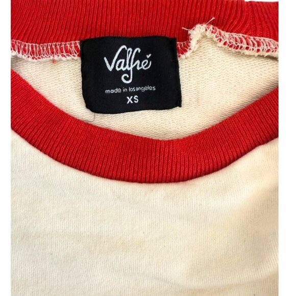 Valfre | Inspired But Tired Crewneck Cotton Sweatshirt Size XS - Picture 4 of 4